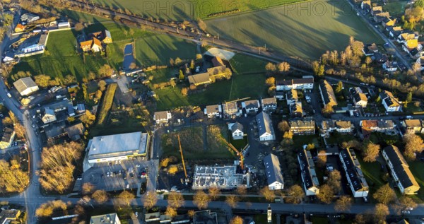 Aerial view, Selmiger Heide, new development area Manfred-Billinger-Straße, Weetfelder Straße,