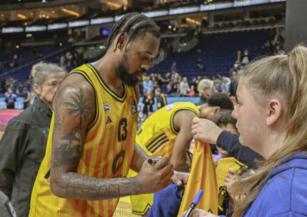 Basketball BBL Bundesliga, Alba Berlin - FC Bayern Munich Basketball v.l. J'Wan Roberts (Alba