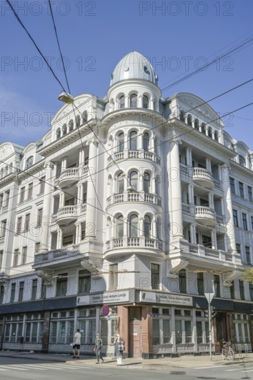Museum of Latvian Occupation, the corner house, former KGB headquarters, Brivibas iela 61, old