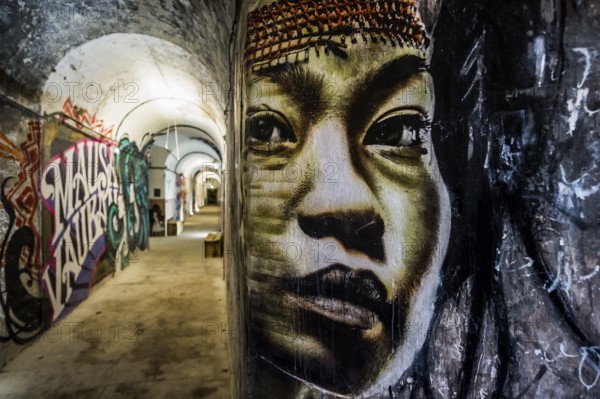 Street art, graffiti, MAUSA VAUBAN, Museum of Urban Art and Street Art, Vauban Fortress
