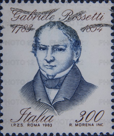 Gabriele Rossetti (1783-1854) was an Italian nobleman, poet, constitutionalist, scholar, and