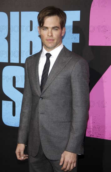 Chris Pine at the Los Angeles premiere of 'Horrible Bosses 2' held at the TCL Chinese Theatre in