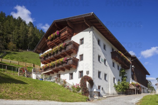 Pension Jedlerhof in an old farmhouse, Neustift im Stubai Valley, Stubai Valley, Stubai, Tyrol,