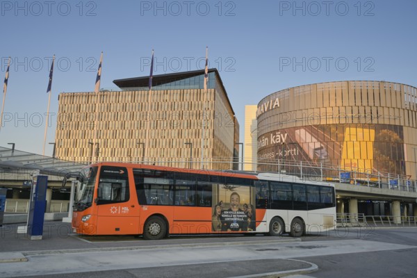 Airport bus HSL, airport, Helsinki, Finland
