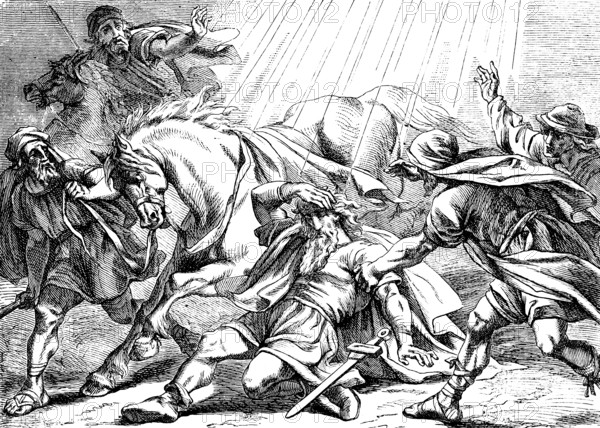 Light from heaven, Saul on the way to Damascus, I am Jesus whom you are persecuting, Acts of St.
