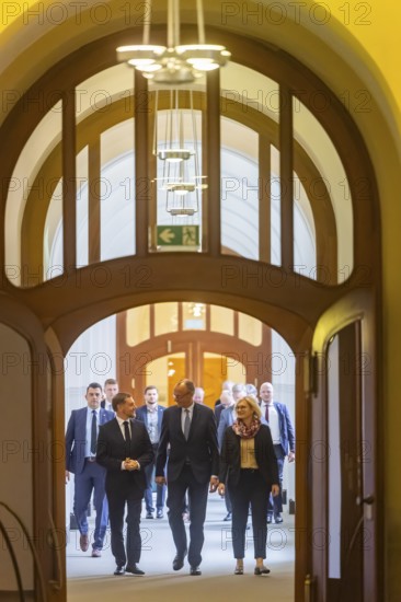 Minister President Michael Kretschmer welcomed the Federal Chancellor to Dresden and will accompany