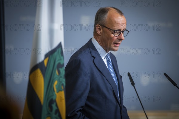 Minister President Michael Kretschmer welcomed the Federal Chancellor to Dresden and will accompany