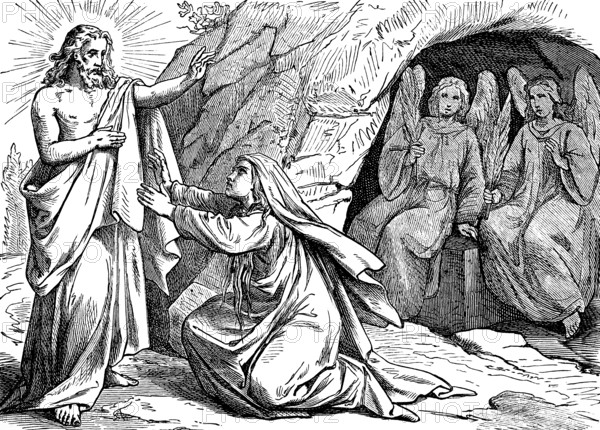 Mary Magdalene and the Risen, Gospel of John, chapter 20, John the Baptist, resurrection of Jesus,