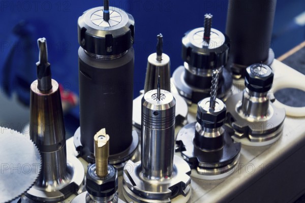 Modern CNC milling machine cutters, industry 4.0 concept Prague Czech republic