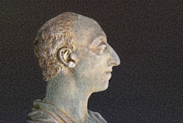 Portrait of James Hutton, 1726 – 1797, Scottish geologist, agriculturalist, chemical manufacturer,