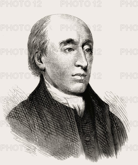 Portrait of James Hutton, 1726 – 1797, Scottish geologist, agriculturalist, chemical manufacturer,