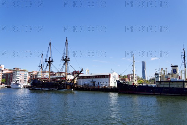 Worlds largest ocean going wooden sailing ship, replica of historic Swedish East Indiaman Gotheborg