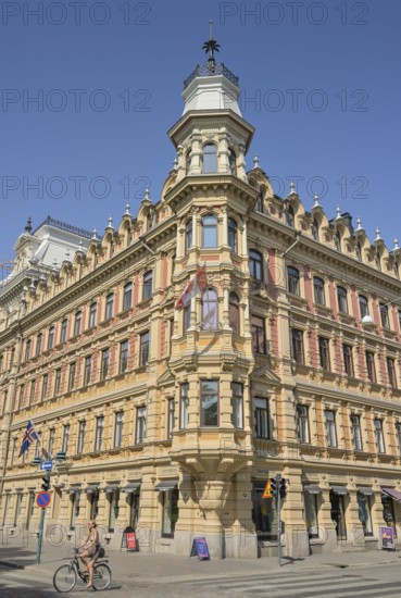 Old building, magnificent building, residential building, Pohjoisesplanadi/Fabianinkatu, Old Town,