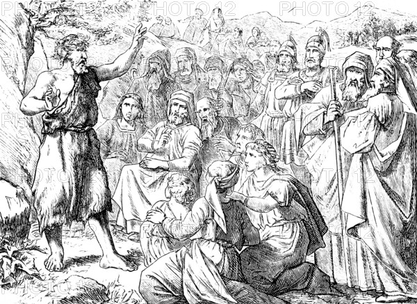 What should we do? The penitential sermon of John the Baptist on the Jordan, Gospel of Luke,