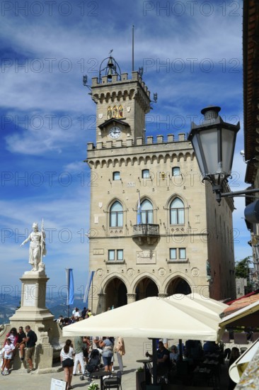 San Marino, Palazzo Pubblico, Piazza della Liberta, Statue of Liberty, Monte Titano, Republic of