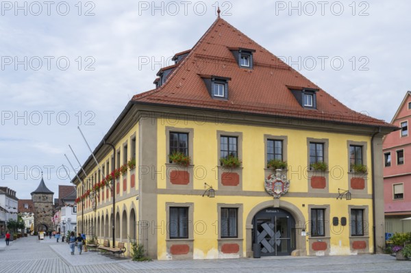Town Hall, Market Square, Deutsche Korbstadt, Lichtenfels, Upper Franconia, Franconia, Bavaria,