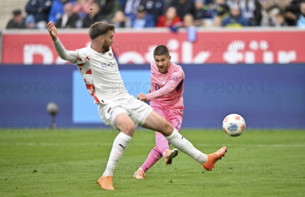 Goal action goal opportunity Andrej Kramaric TSG 1899 Hoffenheim (27) shirt of TSG 1899 Hoffenheim,