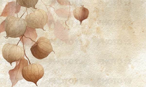 A painting of a bunch of orange flowers with a white background. The flowers are arranged in a way