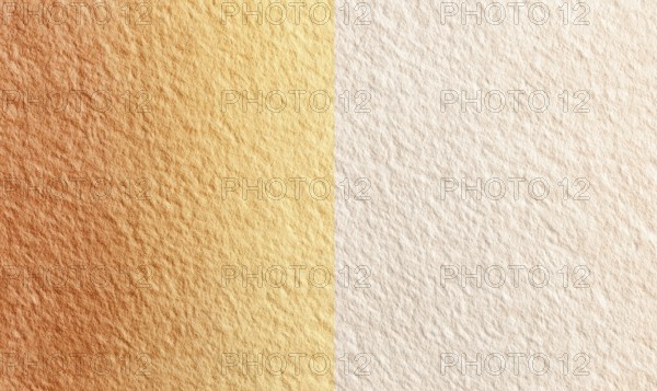 Two tan and white surfaces with a slight orange hue. The surfaces are slightly textured and appear