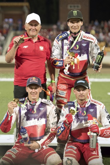 WROCLAW, POLAND - JULY 29, 2017: Speedway couple turnament during The World Games 2017. Decoration