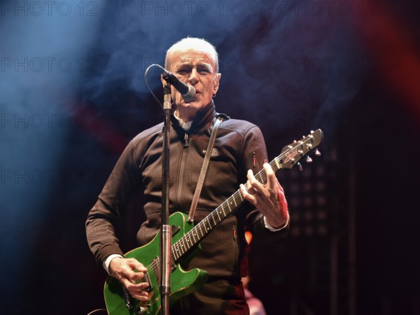 WROCLAW, POLAND - MAY 1, 2016: Francis Rossi from Status Quo band during concert Guitar Guinness
