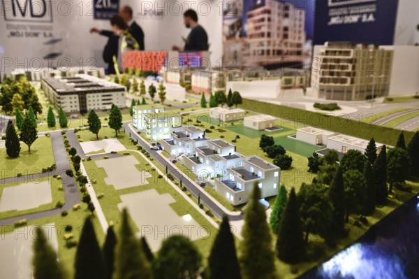 WROCLAW, POLAND - FEBRUARY 4, 2017: The fifth edition of Housing Fair New House New Flat. Miniature