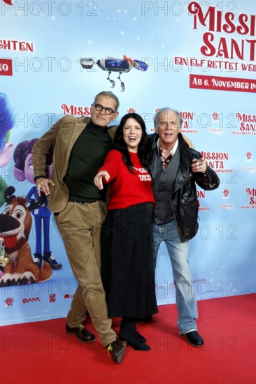 Götz Otto, Malwanne and Michael Mendl at a special screening of MISSION SANTA - AN ELF SAVES