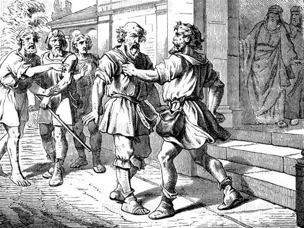 The great debtor's relentlessness against the servant, debt, debtor and creditor, anger, servants,