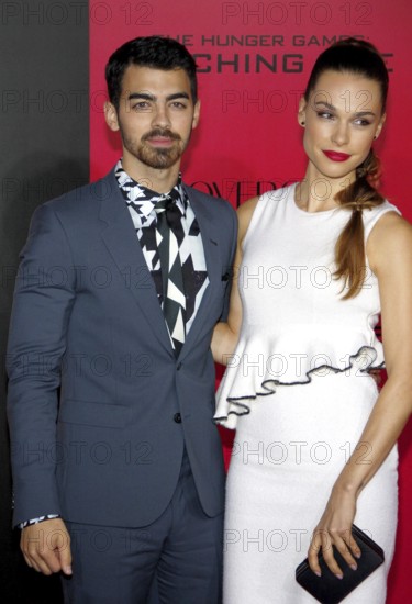 Joe Jonas at the Los Angeles premiere of 'The Hunger Games: Catching Fire' held at the Nokia