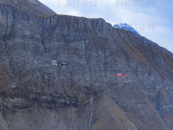 Axalp, Switzerland, airshow, demonstration, air force, army, military, Alps, mountains, combat