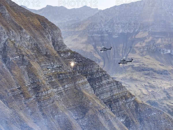 Axalp, Switzerland, airshow, demonstration, air force, army, military, Alps, mountains, combat