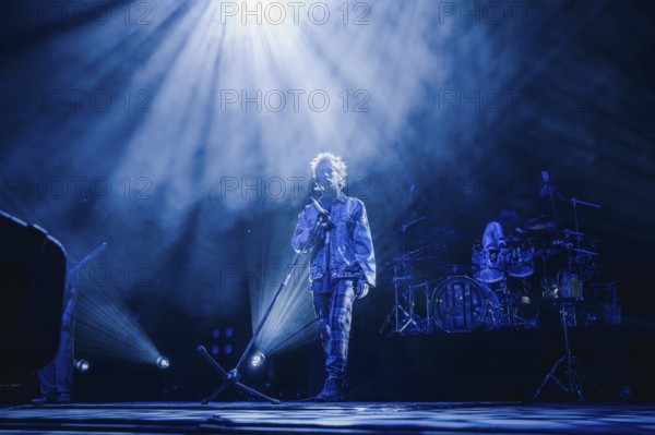 Singer Takahiro Moriuchi and drummer Tomoya Kanki from One Ok Rock live on Detox European Tour 2025