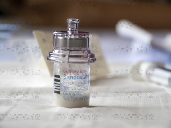 Istambul, Turkey October 21st 2025 Sandostatin LAR 30 mg Novartis anti growth hormone medication