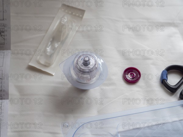 Istambul, Turkey October 21st 2025 Sandostatin vial and syringe on white background ready for anti