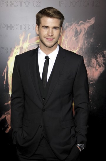 Liam Hemsworth at the Los Angeles premiere of 'The Hunger Games' held at the Nokia Theatre L.A.