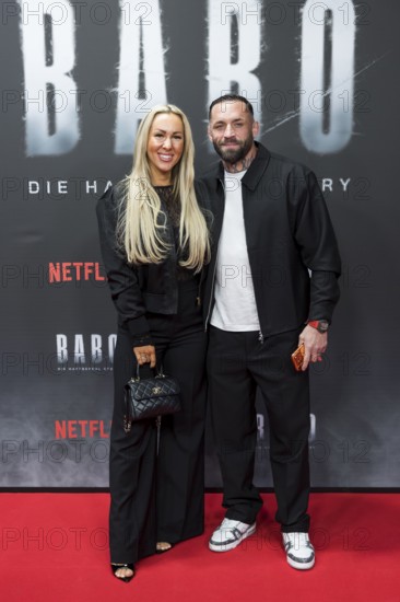 Dominique Eckerlin and Christian Eckerlin at the premiere of the Netflix film Babo at the Astor