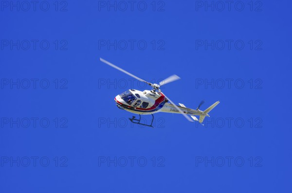 An Aerospatiale AS-350 BA Ecureuil helicopter, registration D-HAAN, from Meravo Air Company during