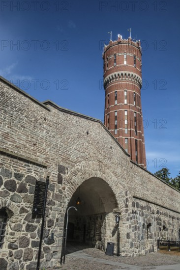 Västerport, the main gate in the old medieval defensive wall around the old city and the old