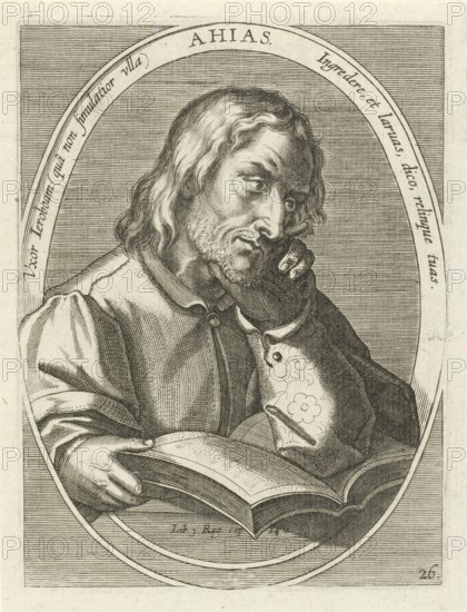 Ahijah of Shiloh, Ahias, was an early biblical prophet, reproduced from a 19th-century model.