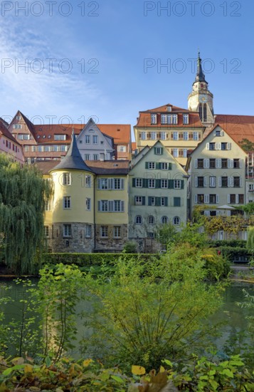 Hölderlin Tower, the poet Johann Christian Friedrich Hölderlin lived in the tower room, historic