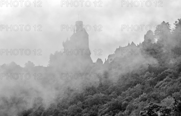 Lichtenstein Castle, also known as Württemberg's fairytale castle, built in the style of