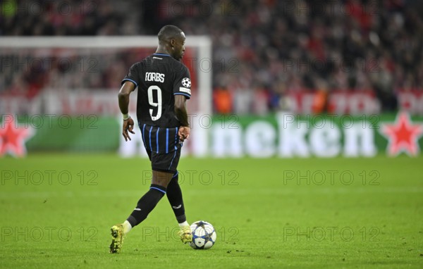 Carlos Forbs Club Brugge FC Brugge (09) Champions League ball action, Allianz Arena, Munich,
