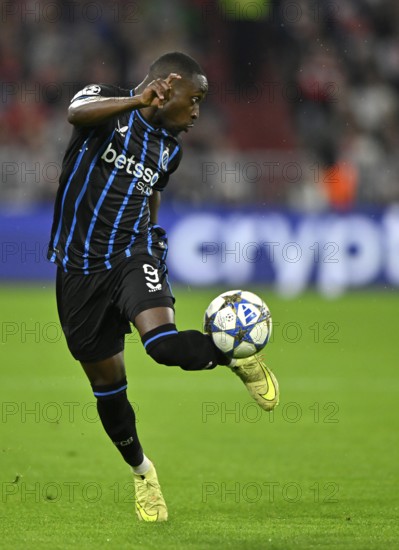 Carlos Forbs Club Brugge FC Brugge (09) Champions League ball action, Allianz Arena, Munich,