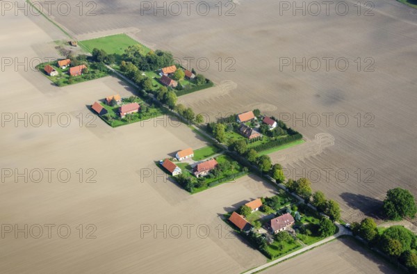 Germany, Europe, Mecklenburg, Western Pomerania, landscape, nature, agriculture, village, field,