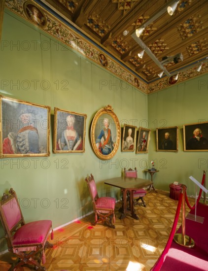 Painting collection, Hohenzollern Castle, ancestral home of the House of Hohenzollern, interior,