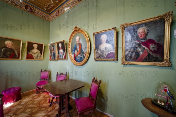 Painting collection, Hohenzollern Castle, ancestral home of the House of Hohenzollern, interior,