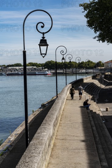 Rhone, Promenade, Arles, France