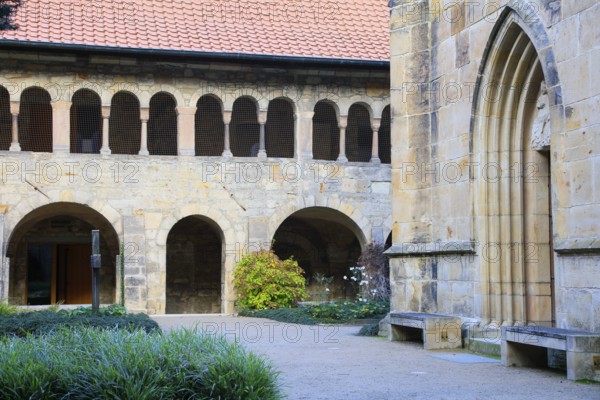 Hildesheim Cathedral or High Cathedral Church of St. Mary's Ascension in pre-Romanesque style,