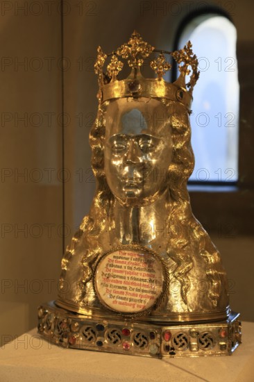 Head reliquary of Saint Cecilia, Hildesheim Cathedral or High Cathedral Church of St. Mary's