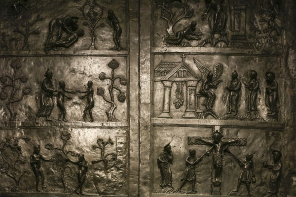 Bernward Door or Bernward Door, Hildesheim Cathedral or High Cathedral Church of St. Mary's